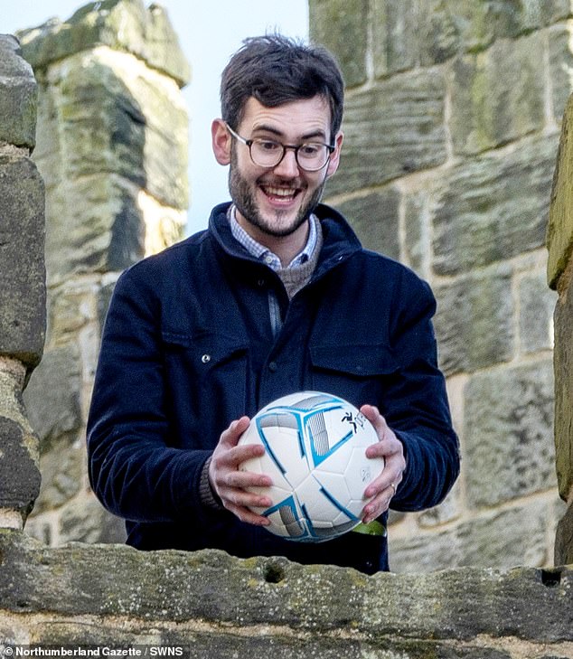 The Rothbury estate, which boasts around 9,500 acres, is owned by the Duke of Northumberland's youngest son Lord Max Percy (pictured)