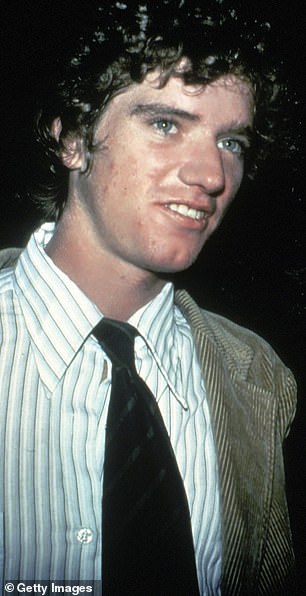 Robert F Kennedy's son David, 28, was found dead of an overdose in a Palm Beach hotel in 1984 (pictured in New York in 1984)