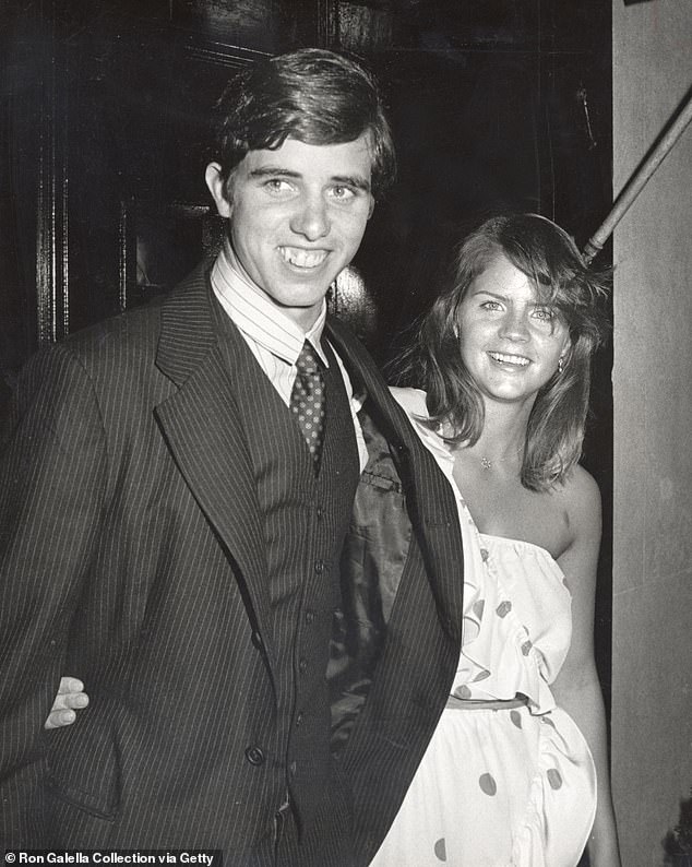 Michael Kennedy and his then-wife Vicki Gifford  - Michael would later die in a skiing incident following the breakdown of his marriage