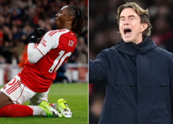 'Who's Eze?' - Arsenal fans reckon Frank's comments have come back to haunt him as Arsenal star scores derby stunner
