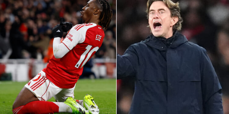 'Who's Eze?' - Arsenal fans reckon Frank's comments have come back to haunt him as Arsenal star scores derby stunner