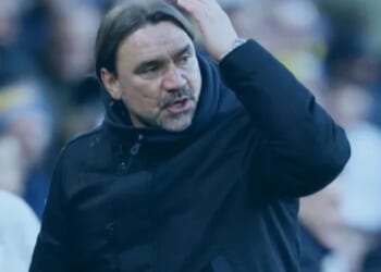 Elland Road security forced to swoop in to save Daniel Farke after Leeds boss confronted by fuming fan in dugout