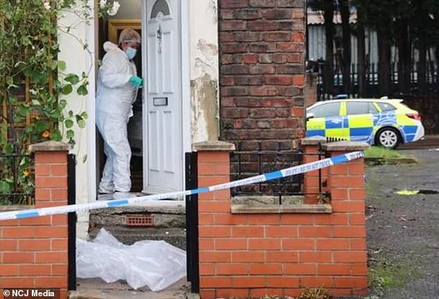 Police and forensics teams remain at the scene as an attempted murder investigation has been launched