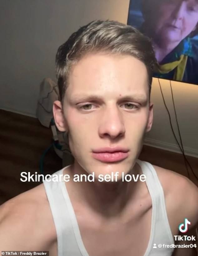 Showing how he realised he had to change his habits, he then wrote: 'Something clicked in my head needed to change!' and began to show the positive steps he's taken to work on himself