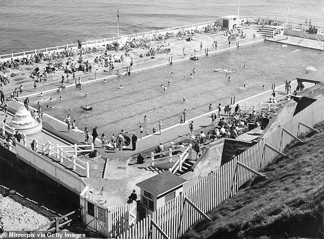 Tynemouth Lido (pictured in 1966) closed down in the 90s, when the council spent £200K demolishing its buildings, which included changing rooms, and bulldozed the rubble into the pool