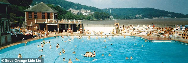 One of only four remaining listed coastal lidos in England, the Grange Lido (pictured) was built in 1932 and remained open for 61 years