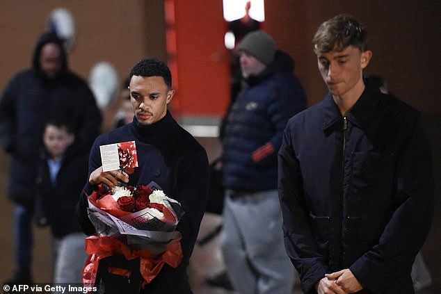 Former Liverpool star Trent Alexander-Arnold paid tribute to former team-mate Jota when Los Blancos played the Reds in Europe
