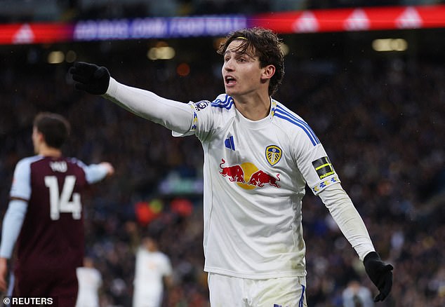 Farke also launched a passionate defence of Leeds' under-fire star Brenden Aaronson