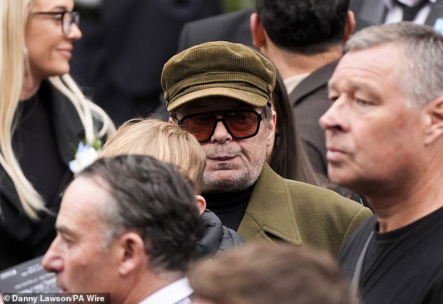 Oasis paid an emotional tribute to The Stone Roses star Gary 'Mani' Mounfield on Saturday (pictured Mani at the funeral of Ricky Hatton in ManchesterOctober 2025)