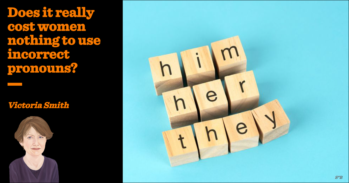 Does it really cost women nothing to use incorrect pronouns? | Victoria Smith