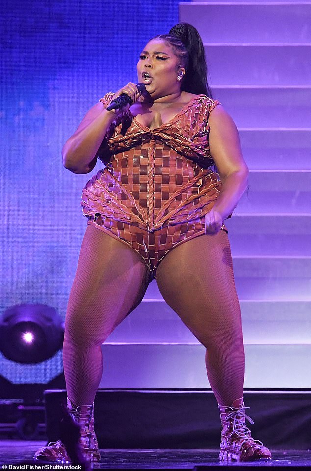 The hitmaker is known for being proud of her size. (Pictured in 2020)