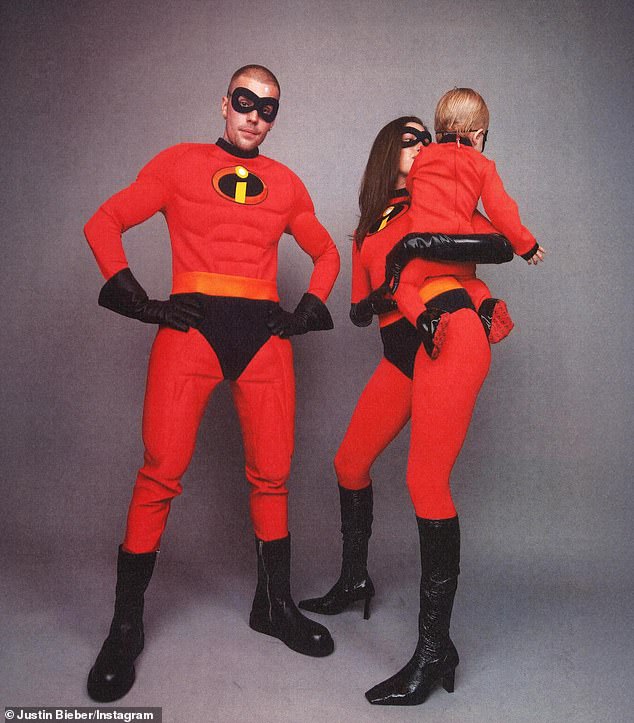 The DKNY global brand ambassador and Bieber - who eventually plan on having more children - are next gearing up to celebrate Thanksgiving this Thursday with little Jack (pictured October 31)