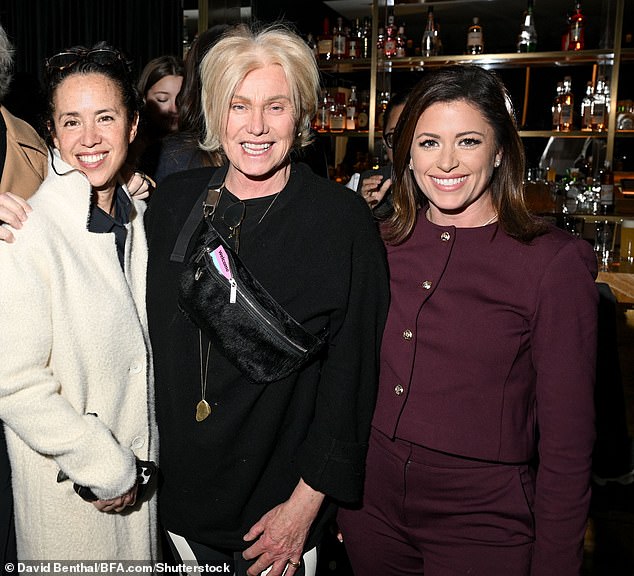 The Aussie actress, 69, has been spotted living it up in New York with a tight-knit group of girlfriends, prioritising female friendships over dating. (Pictured L-R: Sarah Sze and Chloe Melas)