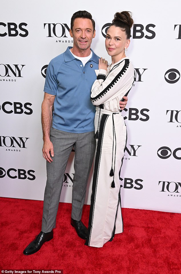 Jackman began dating actress Sutton Foster in January 2024