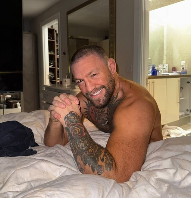 McGregor also shared a picture of himself with his followers after a social media hiatus