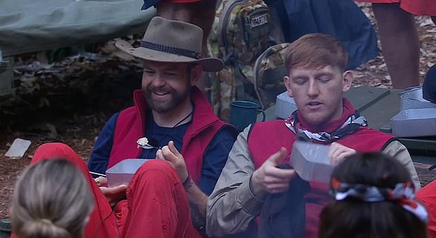 Ginge appeared to cheer up Jack with his comments