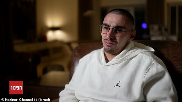 Rom Brasklavski broke down in tears as he revealed how he was sexually abused by Hamas militants. He became the first male victim to share his experience