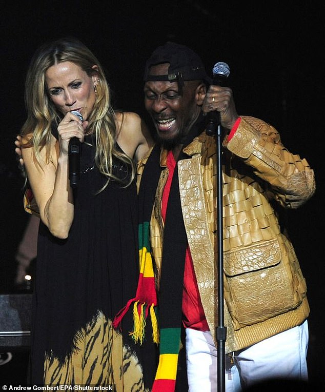 Many of his songs were later covered by musical royalty (pictured with Sheryl Crow at a benefit dinner in New York in 2010)