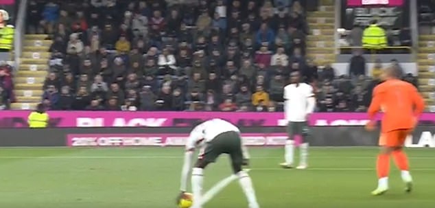 Chalobah touched the ball with his hand to place it on the six-yard box before playing it back to Sanchez