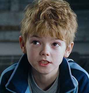 Thomas has become well-known for his incredibly youthful looks - a fact that staggers fans (pictured in the film)