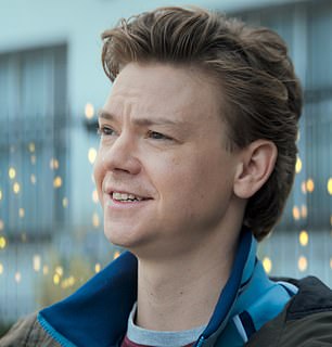 He showed his striking likeness to his younger self in the advert, thanks to his ageless looks