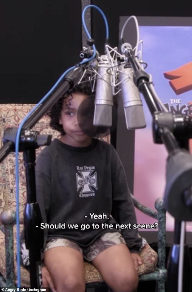 Psalm West, the youngest of Kardashian's four children with ex-husband Kanye West , has landed a pivotal role alongside Jason Sudeikis and Rachel Bloom in The Angry Birds Movie 3