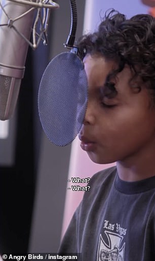 The TV personality had previously featured his audition as Red and Silver's son in an episode of her Hulu reality show, The Kardashians, but a broader range of followers across social media have now been given an opportunity to watch