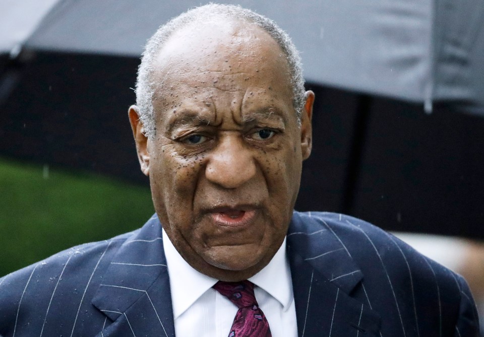 Bill Cosby arrives for a sentencing hearing following his sexual assault conviction.