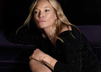 'Fearless' Kate Moss, 51, shows off her supermodel legs in tights & heels in 'timeless' jewellery brand shoot