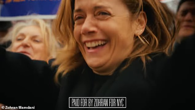 Back in April, O'Donnell made a surprise appearance in Mamdani's first television ad as she could be seen excitedly jumping up and down while holding up a poster next to the then-mayoral candidate