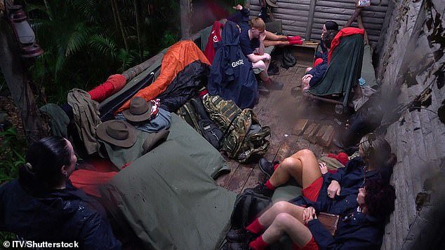 Later AngryGinge broke down in tears after a 'down day' - amid his and Aitch 's camp leader status coming under fire from Jack Osbourne and Ruby Wax