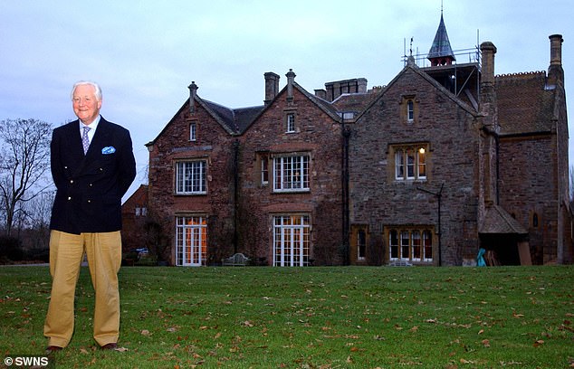 The eccentric aristocrat has launched what appears to be a last-ditch bid for a son and heir to help him run his sprawling 1,300-acre Somerset estate, pictured