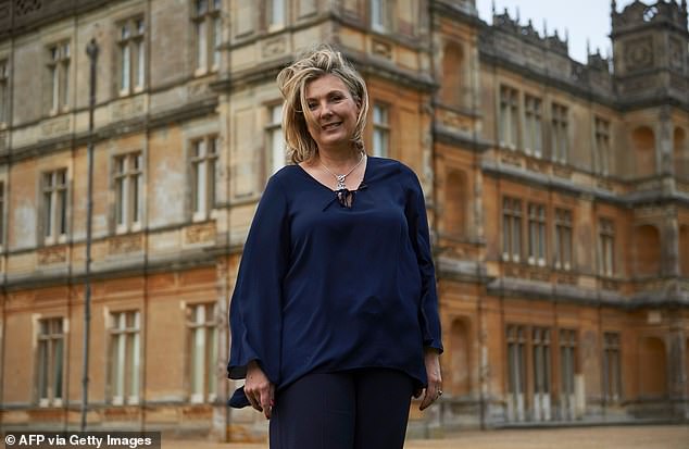 He went on to have a six-year relationship with Fiona Aitken, pictured, but their relationship also ended in a High Court battle. She went on to marry the eighth Earl of Carnarvon