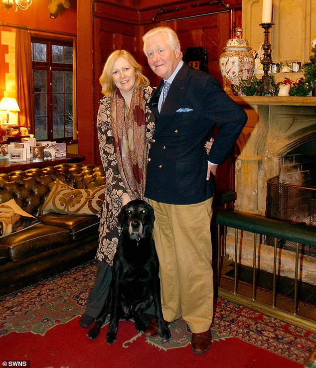 Sir Benjamin pictured with actress Kirsten Hughes, who was best known for her role as the eponymous heroine in the 1987 film Jane And The Lost City. She left him in 2011