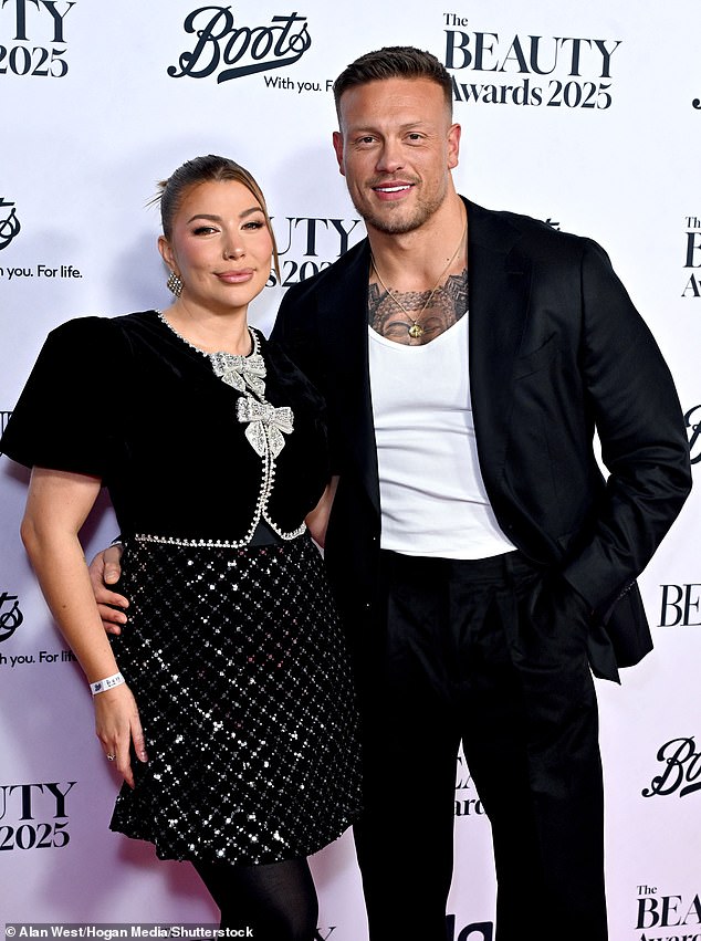 Alex and Olivia Bowen looked happier than ever as they enjoyed a night out after welcoming their second child