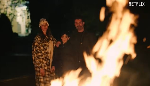 They share son Eric, 11, who also made a brief appearance in the trailer