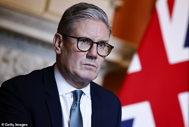 Prime Minister Sir Keir Starmer (pictured) has urged Andrew to give evidence to the US Congress about what he knows about Jeffrey Epstein