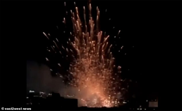 Residents were heard screaming for help after a Shahed drone strike ignited an inferno in a tower block, with two power plants supplying piped hot water heating to homes also destroyed