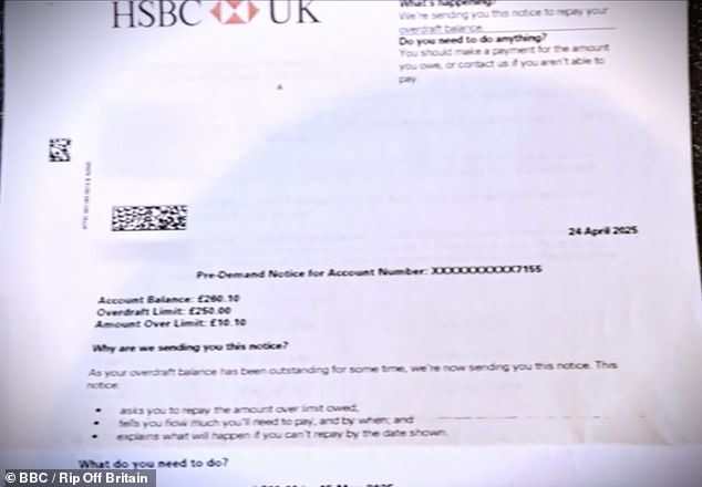 Mr Harrison, who has lived on the street for 22 years, said the letters that came to his home were addressed to a person neither him or his wife had ever heard of