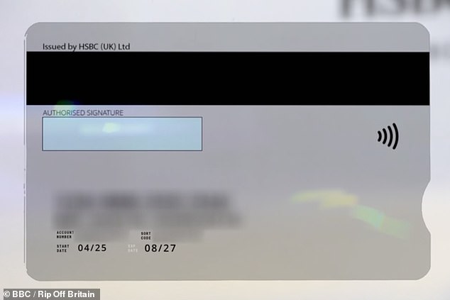 Letters from HSBC with credit cards under unknown names inside were also sent to addresses on the street