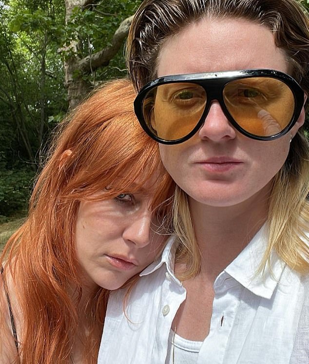 Lady Caroline and her previous fiancee Hetty Douglas are pictured in 2022