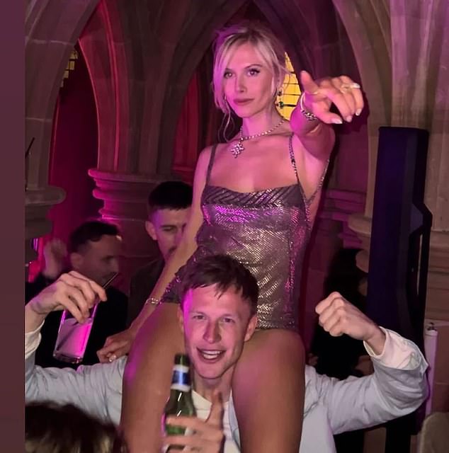 Lady Lola was carried by a party-goer at her birthday celebrations last year