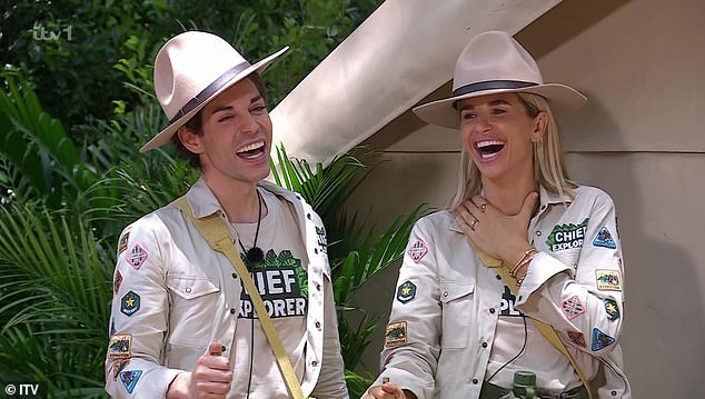 Later in the episode, Vogue Williams and Tom Read Wilson finally entered the I'm A Celeb camp