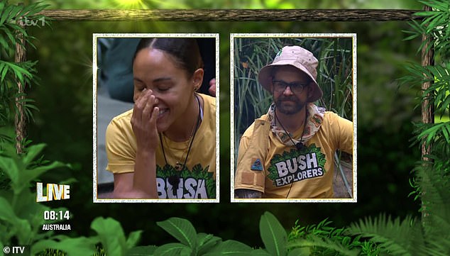The public then decided that Alex Scott and Jack Osbourne will take on the next Bushtucker trial on Friday evening