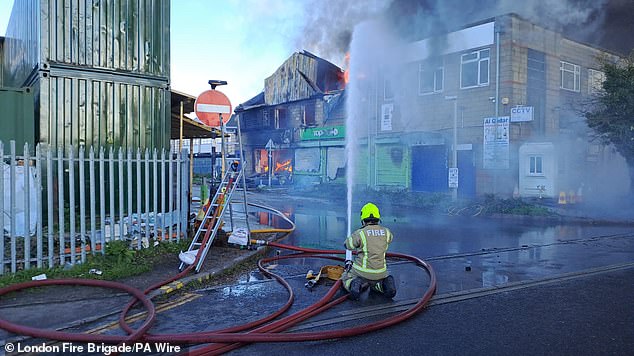 The cause of the fire is currently unknown and the LFB confirmed there have been no injuries reported so far