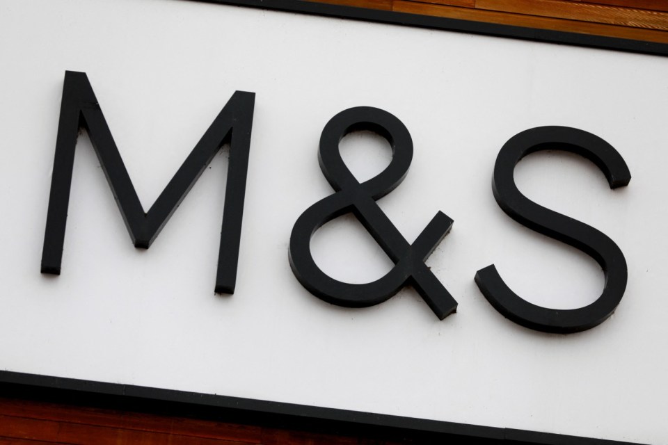 The logo of British retailer Marks & Spencer.