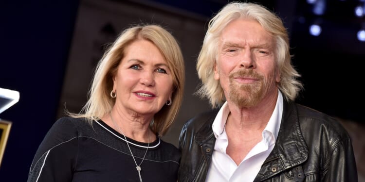 Who was Richard Branson's wife Joan Templeman?