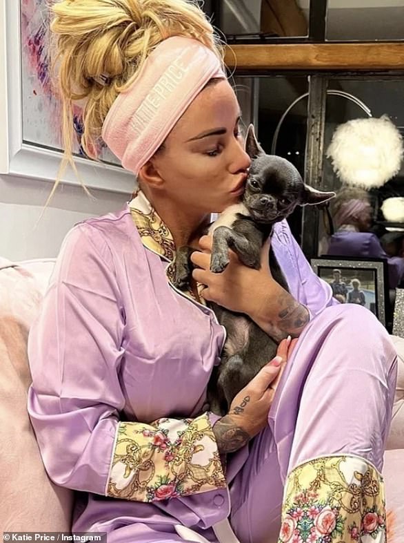 That same year, she was left 'devastated' and 'in bits' after losing Captain while on holiday in Dorset with Carl (Captain picture)