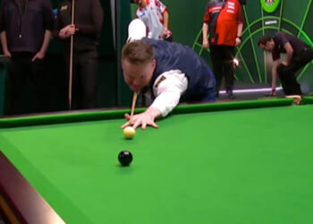 Shaun Murphy makes another sensational 147 break to finally settle debate after heated exchange with Luke Humphries