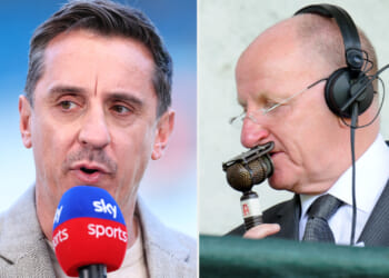 Gary Neville ruined my moment of fame by sounding like he was getting strangled, reveals ex-Sky Sports commentator
